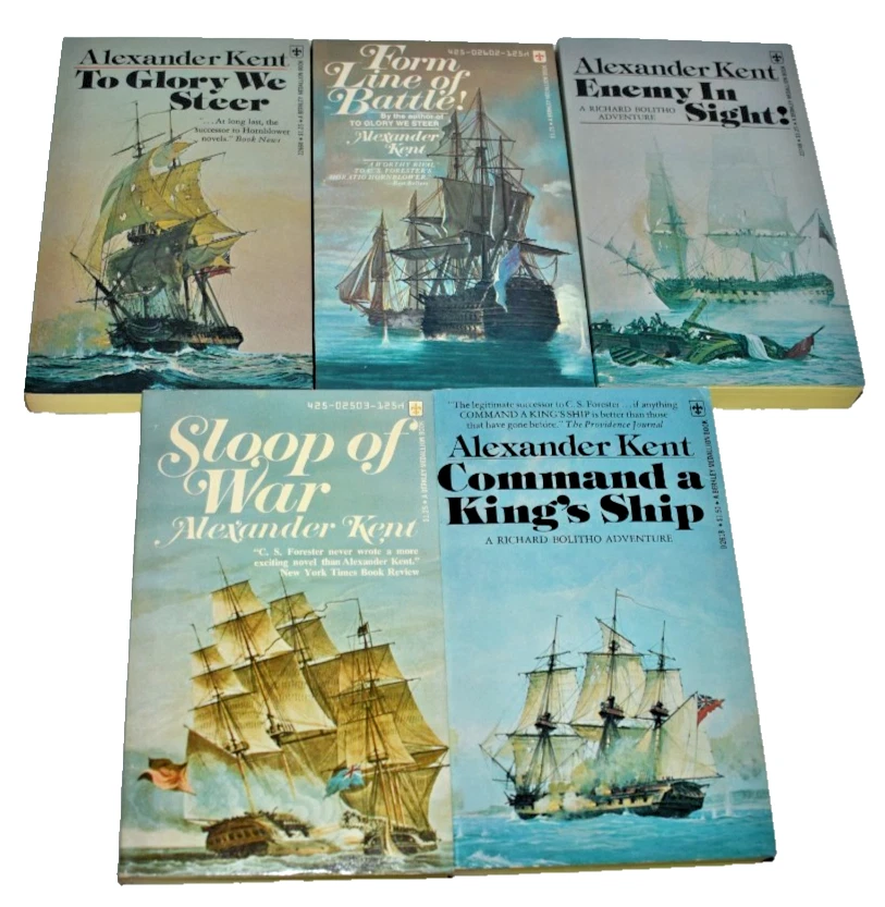 Alexander Kent The Richard Bolitho Saga Lot Of 5 PB Books - Image 1 of 3