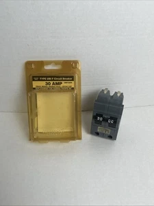 NEU Connecticut Elektro UBIF230N Tandem-Leistungsschalter grau dick zweipolig  - Bild 1 von 9