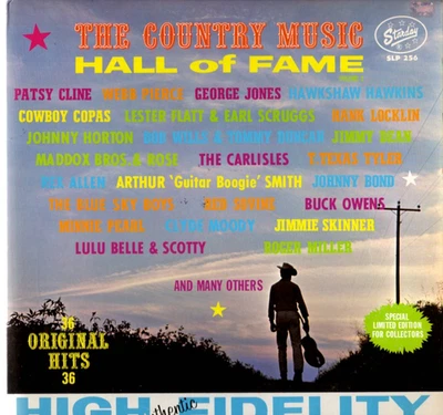 Country Music Hall of Fame Vol. 3 Double LP Starday Records, SLP-256, Various~VG - Image 1 of 4
