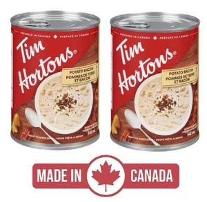 2-Pack Tim Hortons Potato Bacon Soup (540ml) Tasty Comfort Meal Made in Canada - Bild 1 von 2