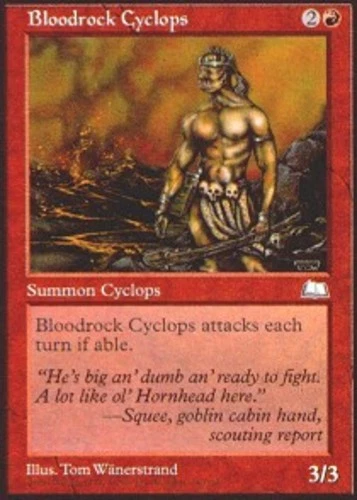 Bloodrock Cyclops - Weatherlight # MTG Magic The Gathering - Image 1 of 1