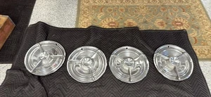 VINTAGE 1959 PONTIAC SPINNER HUBCAPS (SET OF 4) - Picture 1 of 5