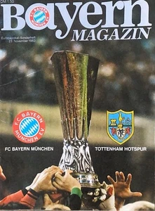 Bayern Munich V Tottenham Hotspur - 1983/84 UEFA Cup 3R 1L - 23rd November 1983 - Picture 1 of 1