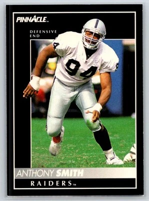 1992 Pinnacle #313 Anthony Smith Los Angeles Raiders - Image 1 of 2