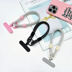 Bling Bling Rhinestone Phone Lanyard Anti-lost Wrist Rope Phone Accessories - Photo 1 sur 22