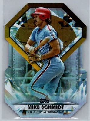 2022 Topps #DGDC-22 Mike Schmidt Diamond Greats Die Cuts - Image 1 of 2