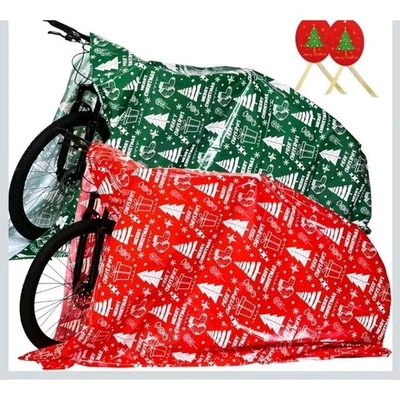 Jumbo Bolsas de Regalo de Navidad 72”x60”, 2 Piezas Plástico Extra Grande Regalo de Navidad b3 Foto 1 de 4