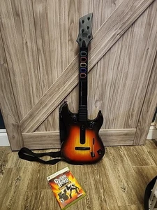 Mando Inalámbrico Xbox 360 Guitar Hero World Tour Rojo Octano Sunburst con Juego - Imagen 1 de 9