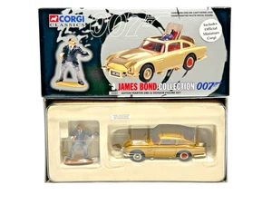 Corgi 1/43 Scale 04201 James Bond 007 Aston Martin DB5 & Oddjob Figure Set Mint - Picture 1 of 7