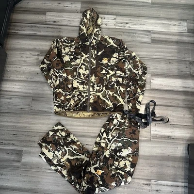 First Lite Men's Corrugate Guide Set Jacket And Pants With Suspenders Size Large - Image 1 of 4