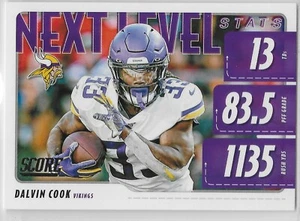 2020 Score Next Level #NLS-DC Dalvin Cook Minnesota Vikings Florida St - Picture 1 of 1