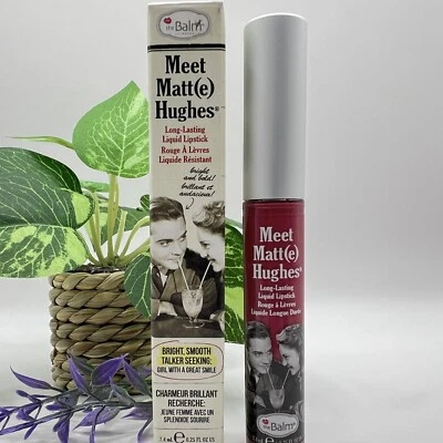 theBalm Meet Matt(e) Hughes Liquid Lipstick - DEDICATED - Full Size - NIB - Image 1 of 4