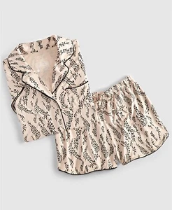 State of Day Intimates Women's Stretch Modal Notched-Collar Pajamas Set - Picture 1 of 3