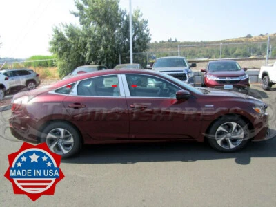 2019-2022 Honda Insight 6Pc Chrome Pillar Post Trim Stainless Steel Door Cover - Image 1 of 2