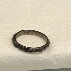 True Love Waits Keuschheitsring klein 4,5 Sterling Silber Nachlass Schmuck  - Bild 1 von 5