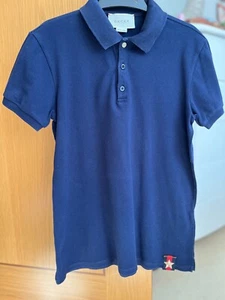 GUCCI NAVY POLO SHORT SLEEVE AGE 12 BOYS VGC - Picture 1 of 6