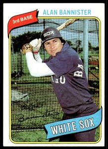 1980 Topps Alan Bannister Chicago White Sox #608