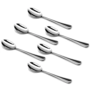 6er Set Demitasse Espressolöffel Edelstahl für Zuhause Küche Restaurant - Bild 1 von 7