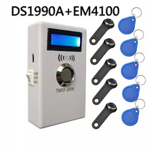 SOA TMRF-2RW TM1990A DS1990A iButton EM4100 Copier Duplicator Reader LCD Display - Picture 1 of 5