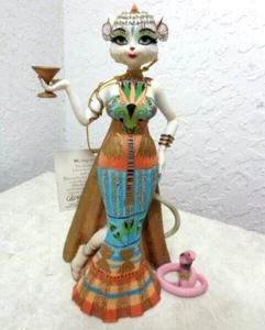 Alley Cat Margaret Le Van KITTYPATRA QUEEN LV30-FE21 Artisan Flair w/ tag - Picture 1 of 4