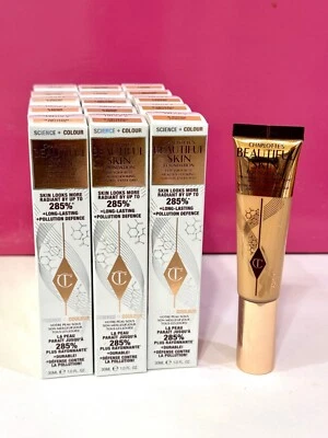 Base de maquillaje CHARLOTTE TILBURY Beautiful Skin 1 oz./30 ml. Nuevo en caja - Elige color Foto 1 de 4