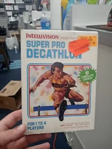 Super Pro Decathlon Intellivision, Complete In Box - Picture 1 of 11