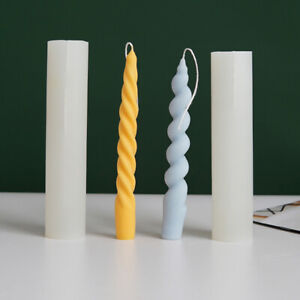 3D Spiral Candle Mould Silicone DIY Soap Aromatherapy Candles Wax Plaster Mold