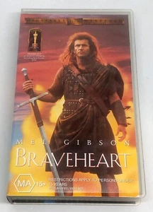 Braveheart VHS Video Cassette Tape Digitally Mastered 1995 Mel Gibson Vintage - Picture 1 of 5