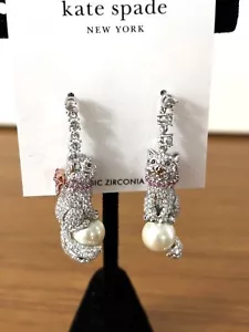 PENDIENTES LINEALES KATE SPADE NEW YORK PAWLINA CAT. Nuevo con etiquetas - Imagen 1 de 11
