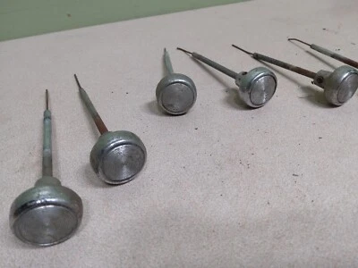 1970s-80s international loadstar dashboard chrome  pull knobs heater choke vents - Image 1 of 4