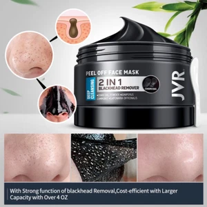   Blackhead Remover Face Mask for Men, Women, Charcoal Peel off Black Mask - Picture 1 of 6