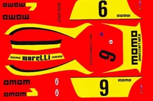 #9 Calcomanías tobogán acuático MOMO Porsche 934 1977 escala 1/24 - Imagen 1 de 4