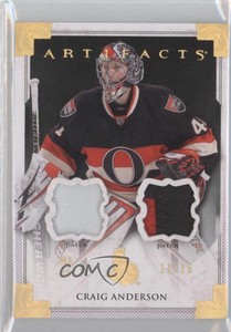 2013 Upper Deck Artifacts Goalies Spectrum Patch/Patch /15 Craig Anderson Patch
