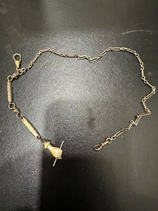 Rareantique Simmons pocket watch chain 18 1/2 inches long 12 karat gold fill - Picture 1 of 4