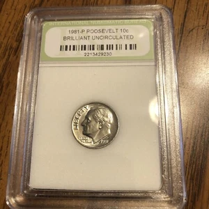 1981 P Roosevelt 10c Brilliant Uncirculated #G053 - Picture 1 of 1