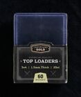 (1000) 1 CASE 1.5MM CBG THICK BASEBALL TRADING CARD STORAGE TOPLOADERS 59pt.