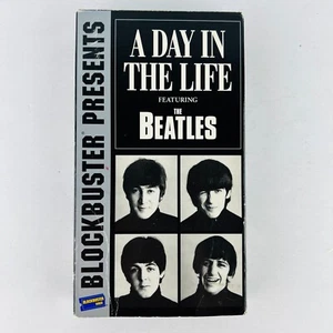 A Day in the Life Featuring the Beatles VHS Video Tape Blockbuster Edition - Picture 1 of 4