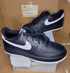 Brandneu Nike Air Force 1 Low '07 Sneaker schwarz weiß DC2911-002 Herren Größe 12 - Bild 1 von 5