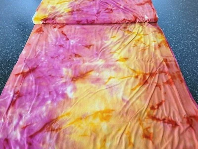 26" Tie Dye Unbranded Yellow Pink Orange Coral - Image 1 of 3
