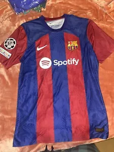 Jeyson Xavi #6 Barcelona FCB UEFA Foundation Soccer Jersey Size XL Dri Fit - Picture 1 of 4
