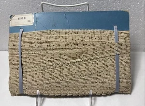 Vintage - natur-beige gewellte Spitze - 4 Yards Plus - 1" breit - Bild 1 von 6