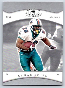 2001 Donruss Classics 46 Lamar Smith Miami Dolphins - Foto 1 di 2