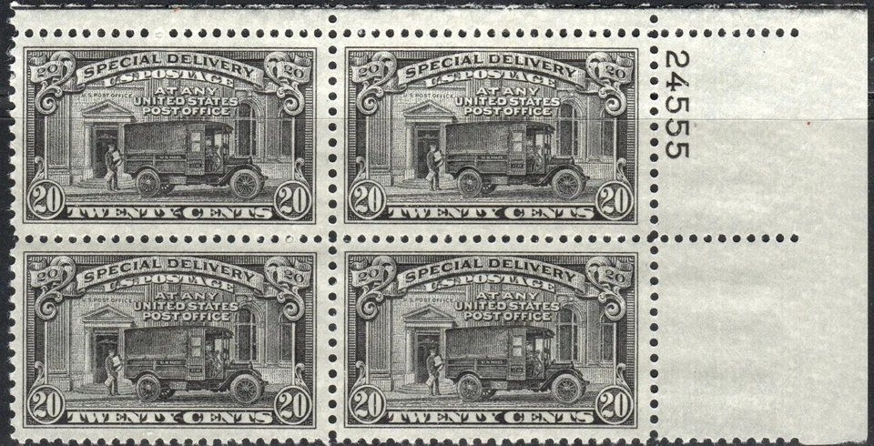 US Scott #E19 Plate Block of 4, MNH - Image 1 of 1