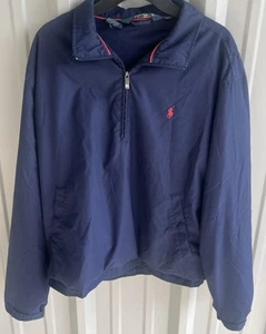 Ralph Lauren- Mens- Preppy- 1/4 Zip Pullover- Long Sleeve -Size LG Adult -Clean - Picture 1 of 9