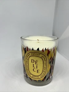 Diptyque Delice  Scented Candle 2.4 fl oz *Melted Wax* No Box - Picture 1 of 3