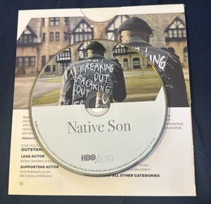 NATIVE SON HBO EMMY FYC DVD SCREENER ASHTON SANDERS MARGERET QUALLEY PROMO - Picture 1 of 3