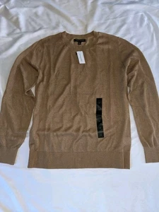 Banana Republic Pullover transparenter Glanz Pulli camel Gr. Medium Polyester Viskose - Bild 1 von 24