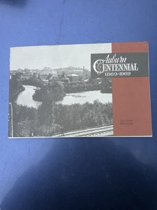 Auburn Maine Centennial 1869-1969 Souvenir Brochure Booklet - Picture 1 of 2
