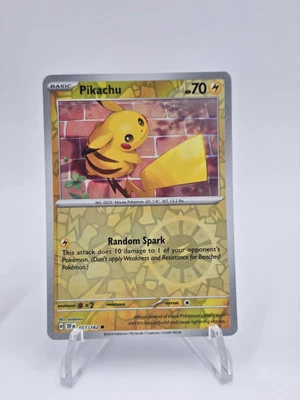 Pikachu 051/162 Sv05: Temporal Forces Reverse Holo - Image 1 of 2