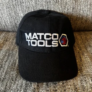 Matco Tools Hat Men's One Size Fits All Black Embroidered Logo Cap Adjustable - Picture 1 of 7